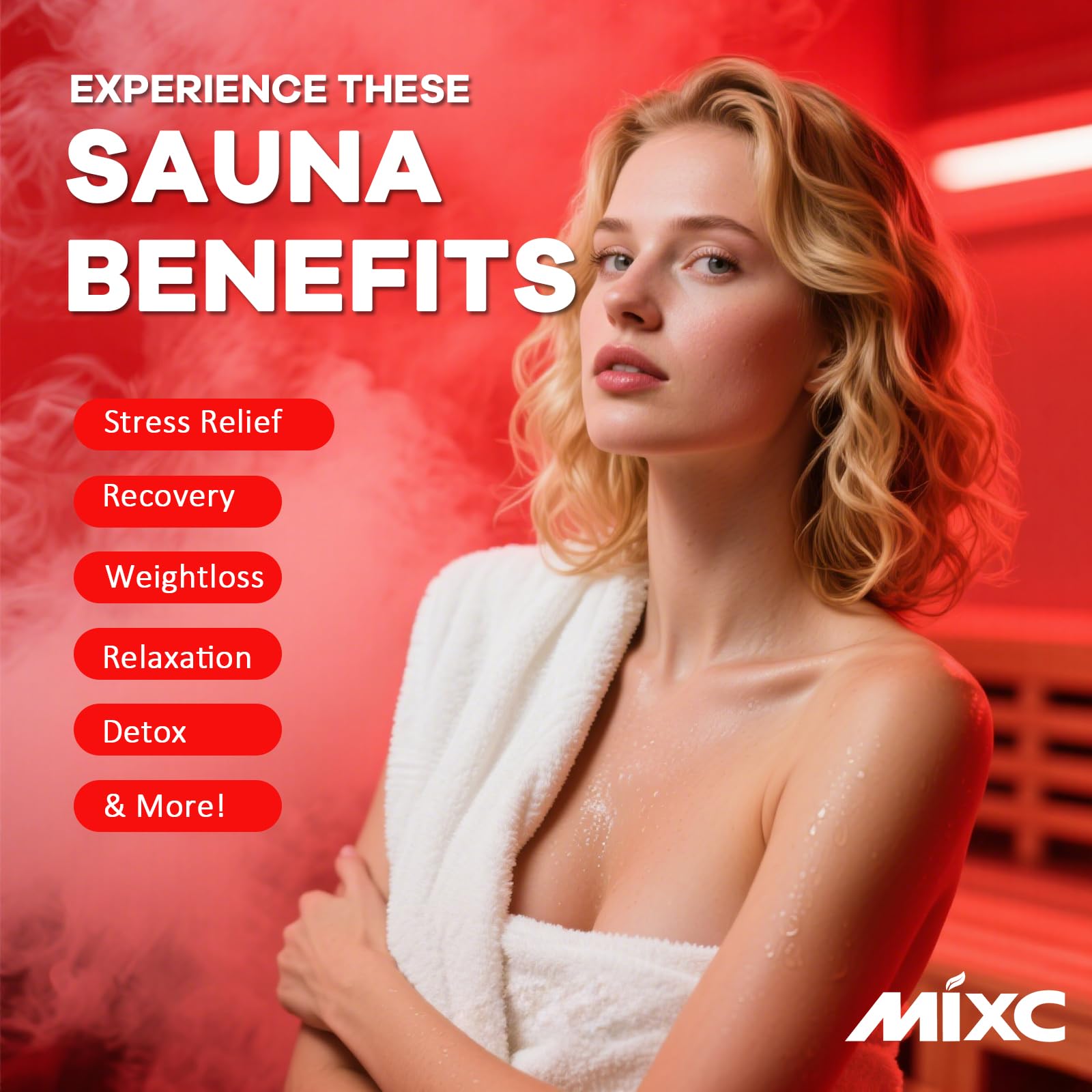 MIXC carbon heating panels deliver even heat without direct contact.
