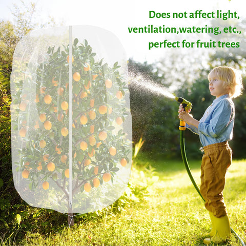 MIXC weather-resistant garden netting withstands sun and rain for seasons