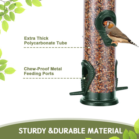 MIXXIDEA 2PK green steel hanger provides secure outdoor hanging.