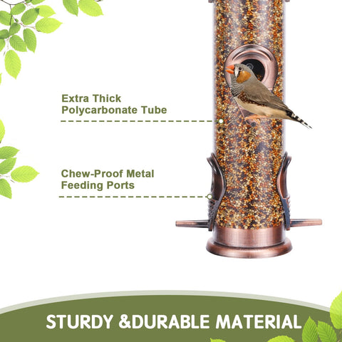 Clear seed compartment helps you refill seeds at the right time.