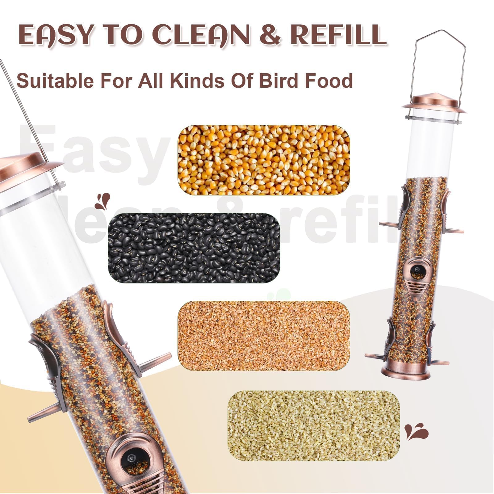 MIXXIDEA chew-resistant perches and durable shell for long-lasting outdoor use.