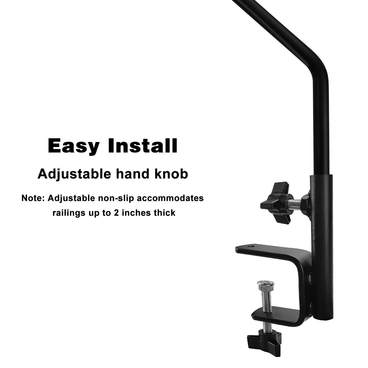 MIXXIDEA heavy-duty metal deck hook withstands outdoor weather