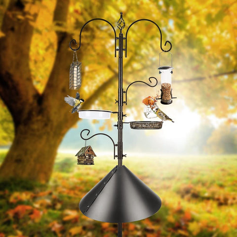 MIXXIDEA deluxe feeder station with dual top hooks for versatile hanging.