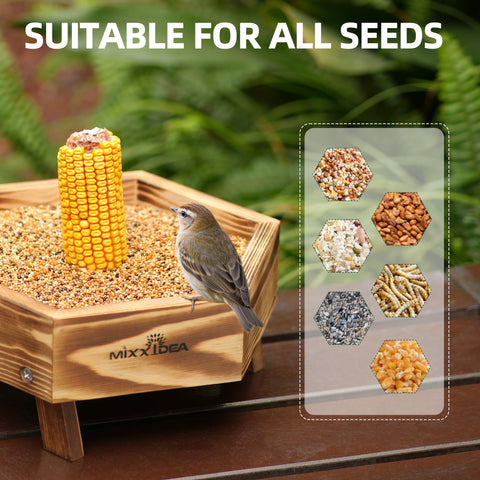 MIXXIDEA easy to install and clean feeder with simple maintenance.