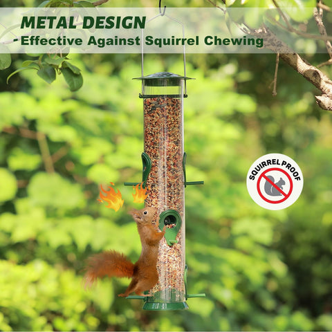 MIXXIDEA outdoor feeder is easy to clean and relocate.