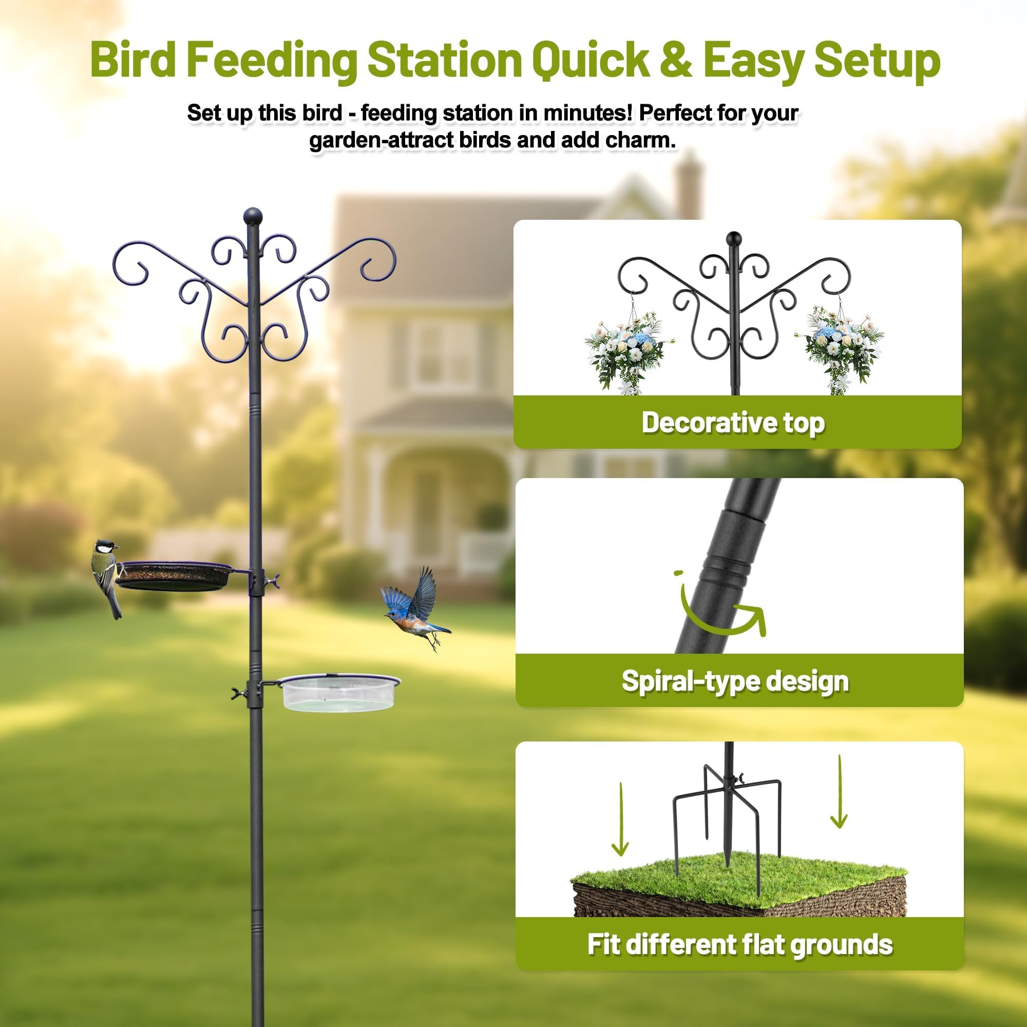 MIXXIDEA tool-free installation shown by spiral connection and wing nut