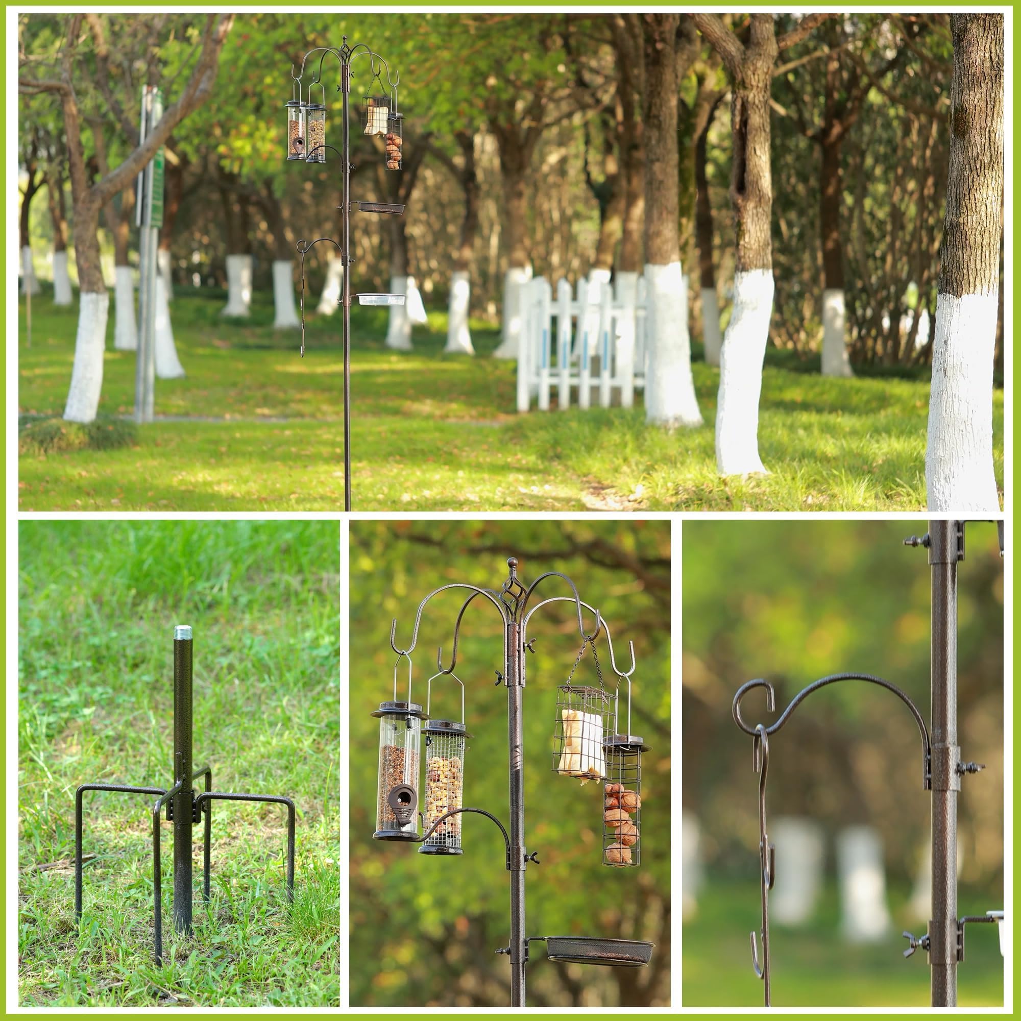 MIXXIDEA five-prong ground base keeps the unit steady in wind.