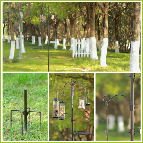 MIXXIDEA five-prong ground base keeps the unit steady in wind.