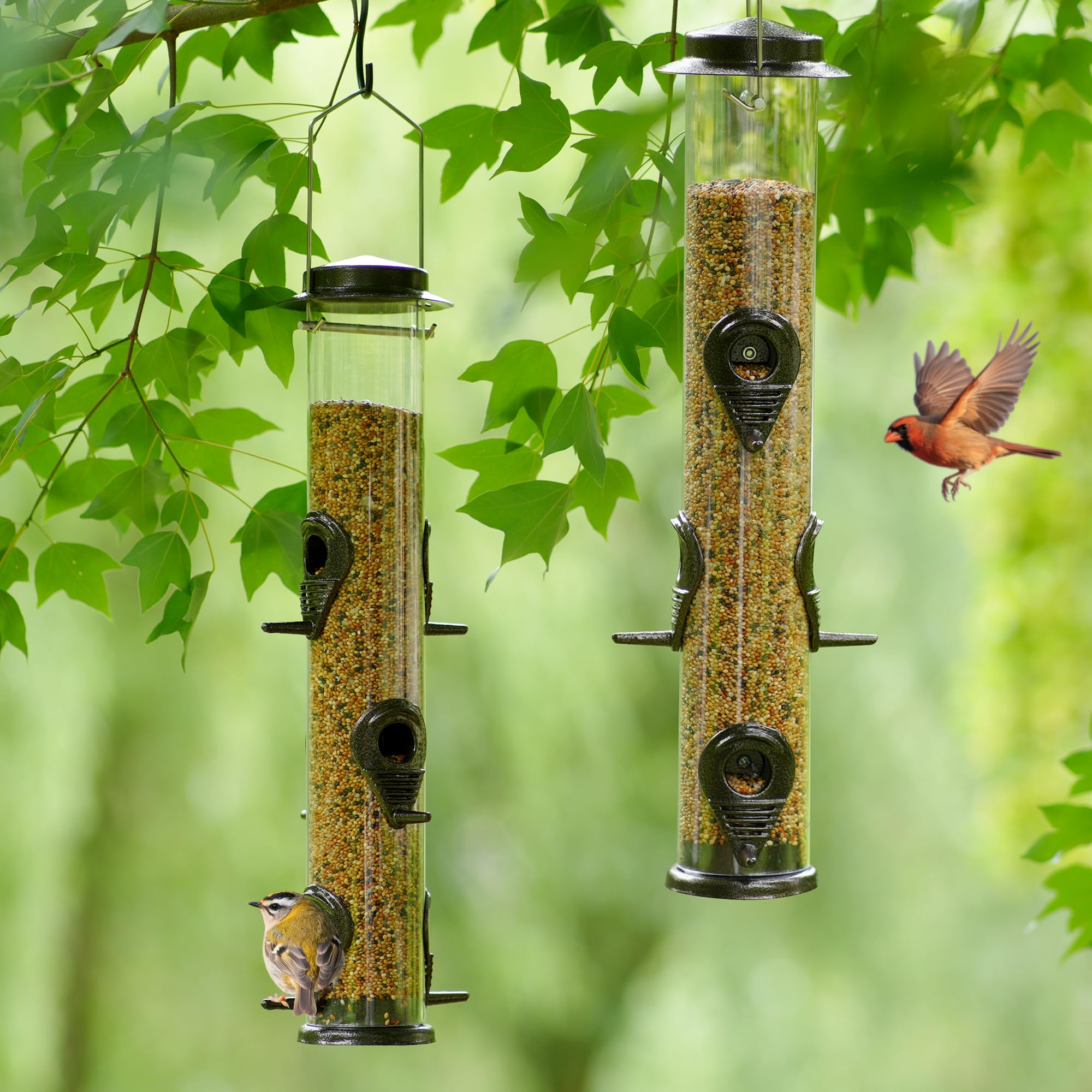 MIXXIDEA garden balcony feeder fits yards and patios beautifully.