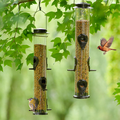 MIXXIDEA garden balcony feeder fits yards and patios beautifully.