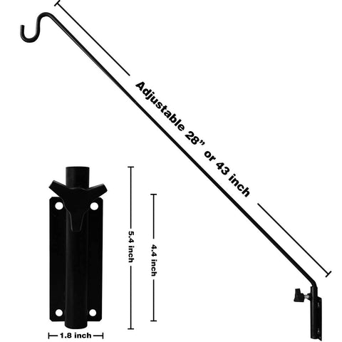 MIXXIDEA hanging plant bracket suitable for outdoors and decorative planters