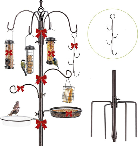 MIXXIDEA kit includes six hooks and six feeders for versatile bird meals.