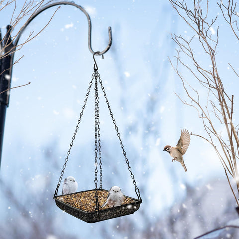 MIXXIDEA-black-coated-tray resists rust for long-term outdoor use.
