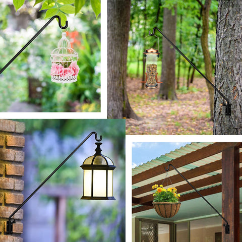MIXXIDEA versatile hook accommodates planters, lanterns, and wind chimes.