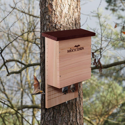 MIXXIDEA weather resistant bat shelter withstands outdoor elements