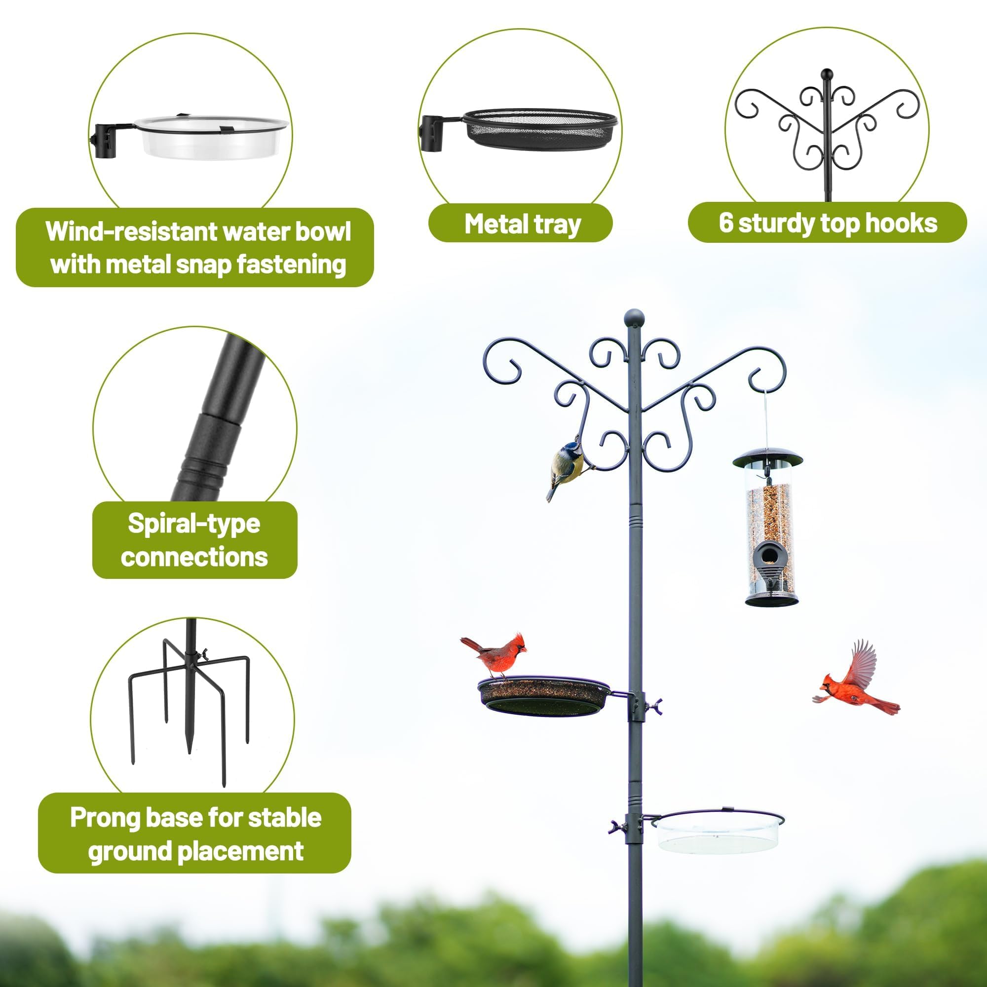 MIXXIDEA windproof bowl locks in place with metal snap