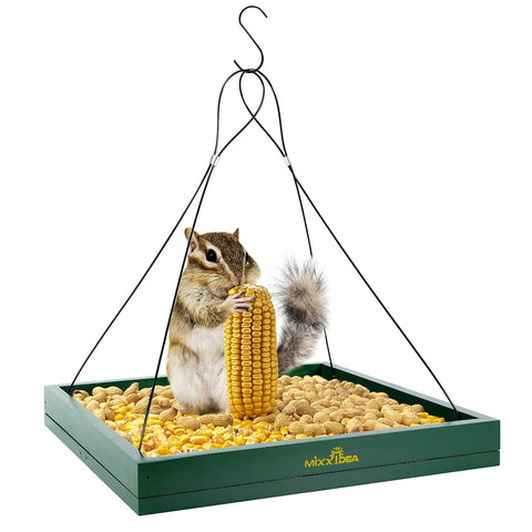MIXXIDEA wooden seed tray platform closeup highlights sturdy construction