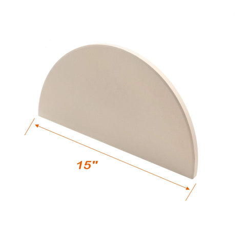 MixRBBQ BBQ Future half-moon deflectors in a 2-pack on Kamado Joe Classic