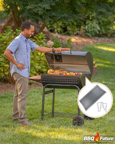 MixRBBQ easy-clean ash pan design reduces post-cooking cleanup