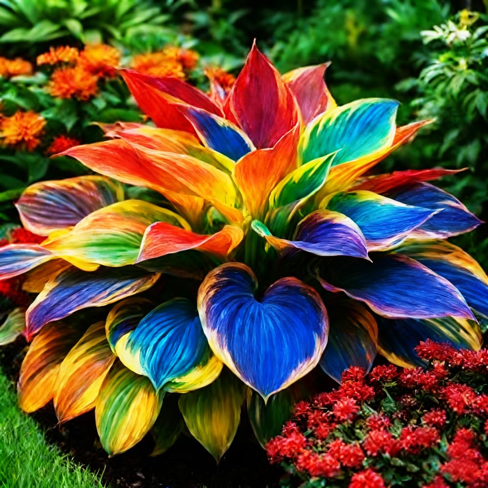 Mixrug 207+ hosta seeds grow in zones 3-9 with easy maintenance.