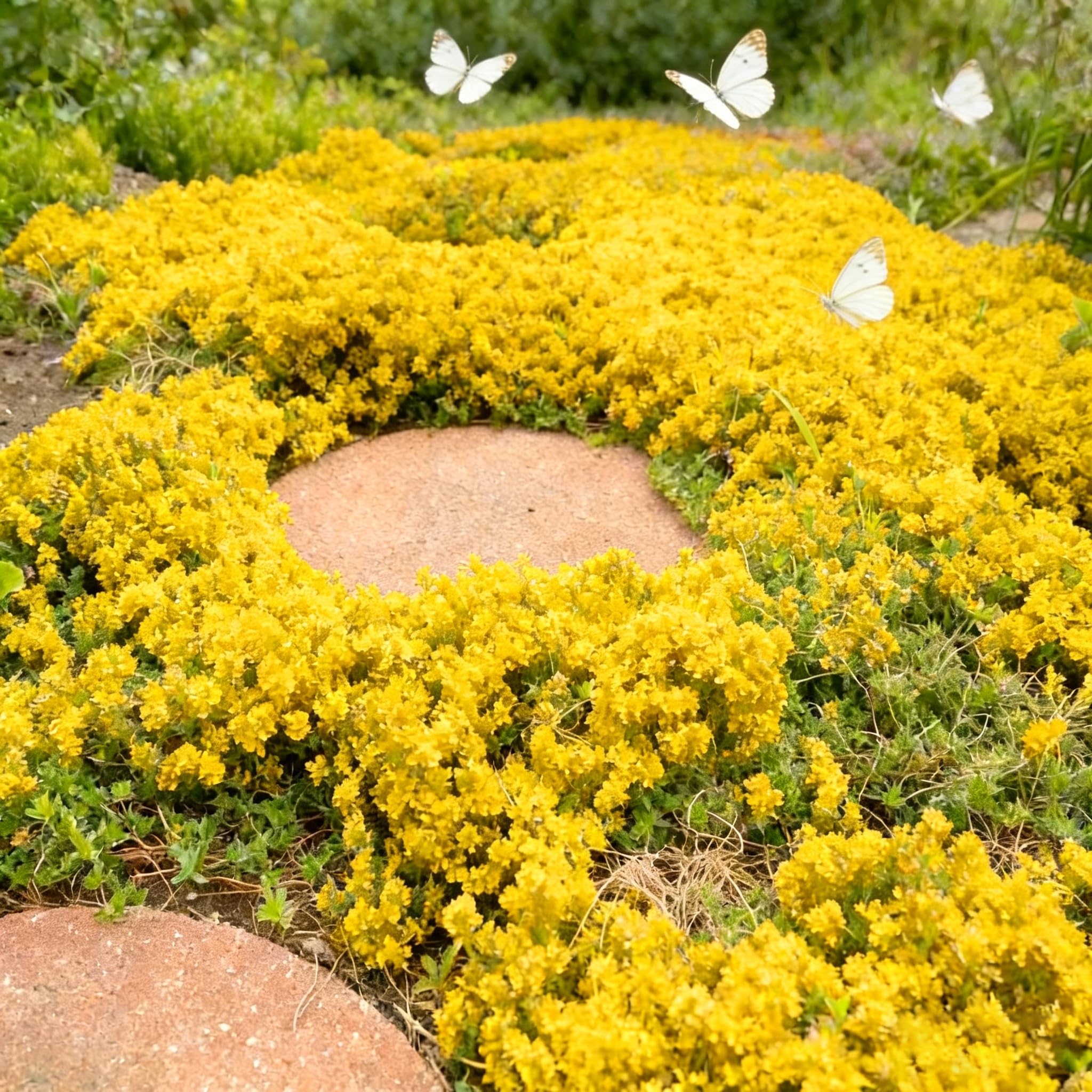 Mixrug creeping-thyme ground-cover closeup highlights fragrant foliage for dry landscape projects