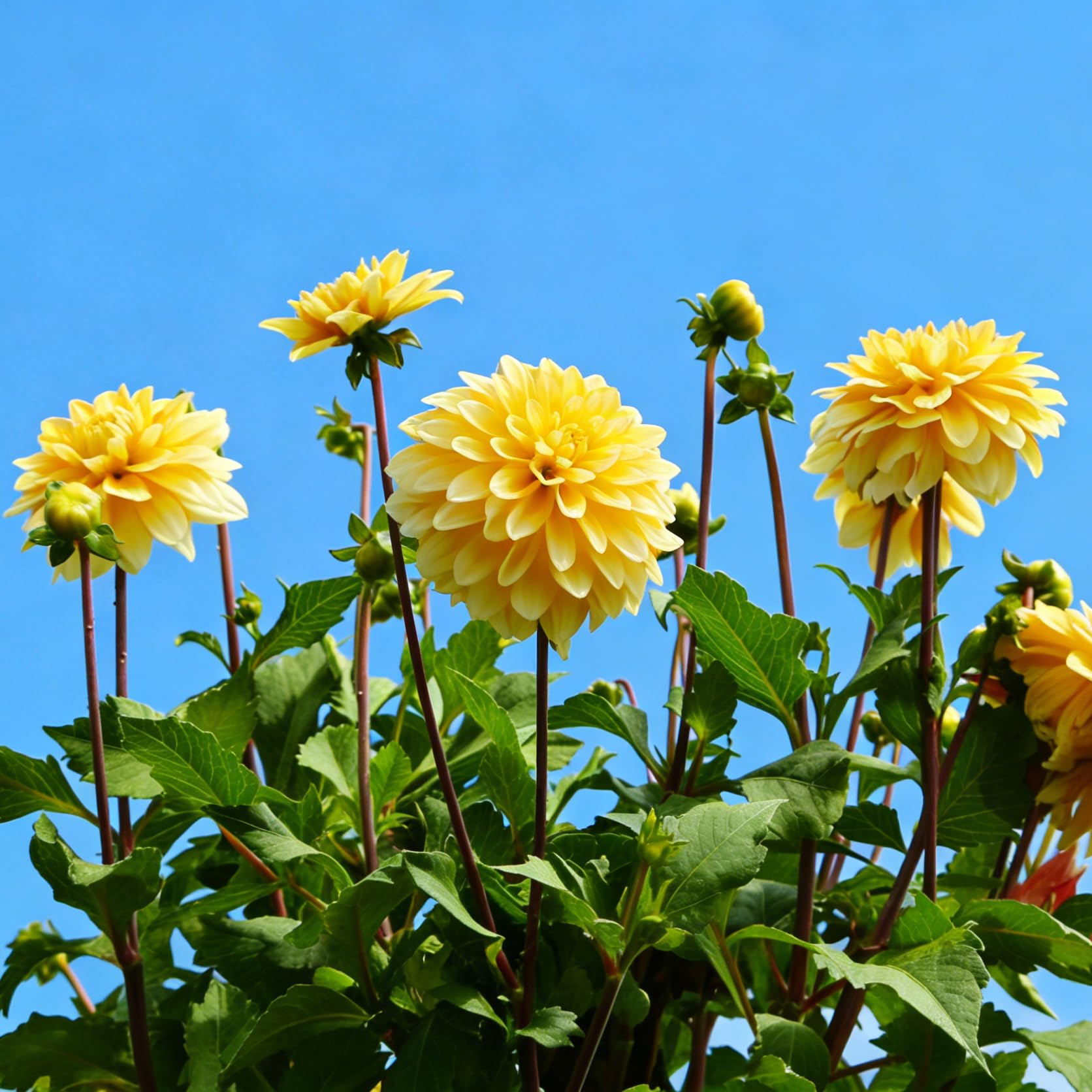Mixrug dahlia fragrant bloom invites pollinators to your space