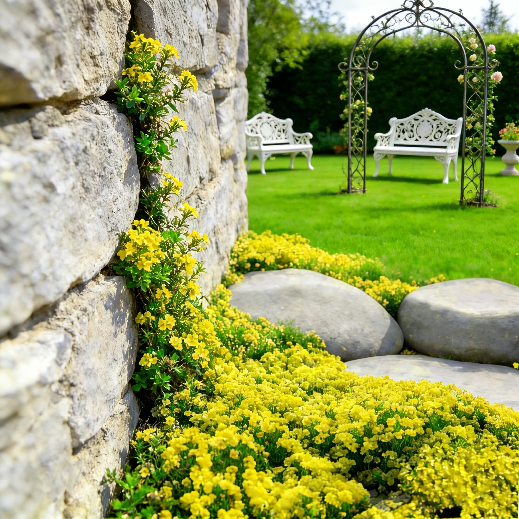 Mixrug garden-pathway coverage planting illustrates practical ground cover for busy gardeners