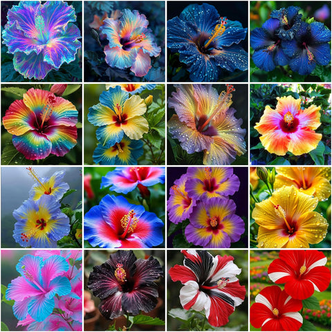 Mixrug hibiscus seeds mixed blooms for vibrant garden borders