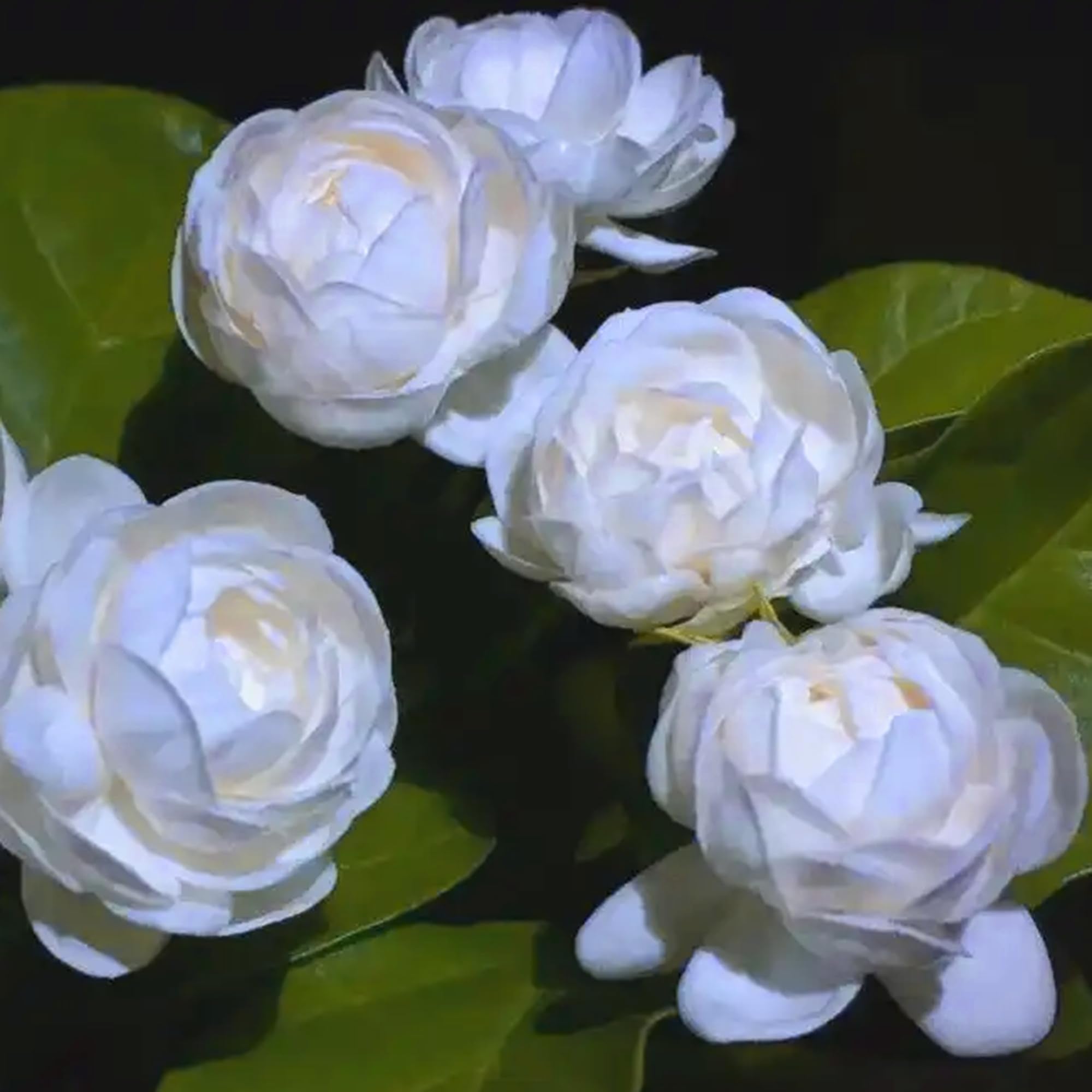 Mixrug jasmine in a container for balcony display.