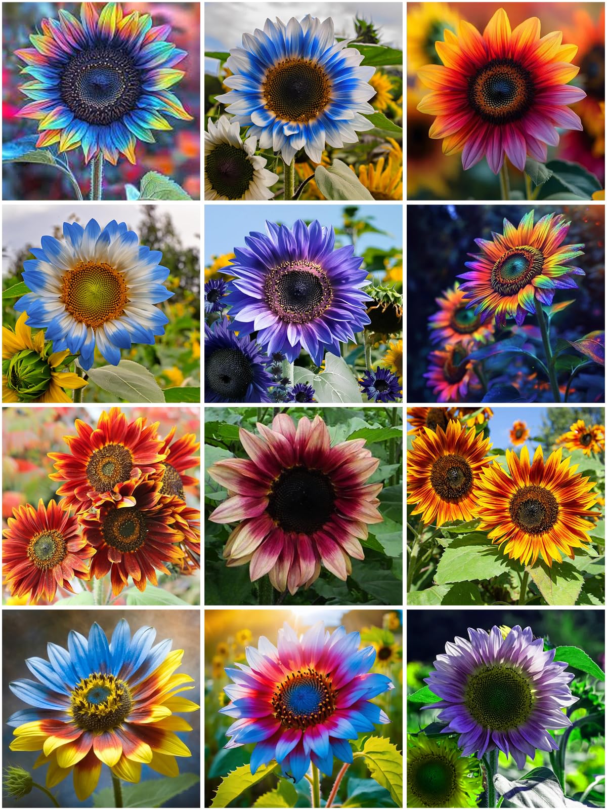 Mixrug multi-colored sunflower seeds for planting deliver vibrant blooms in your outdoor garden