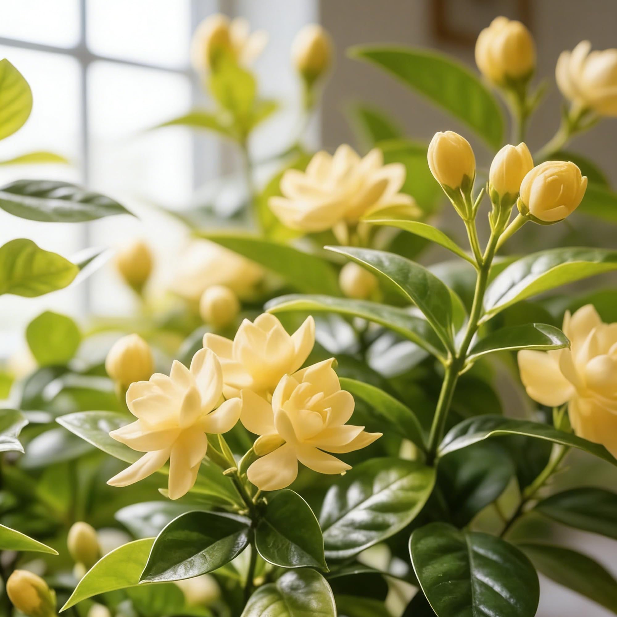 Pollinator-friendly Mixrug jasmine blooms attract butterflies and bees