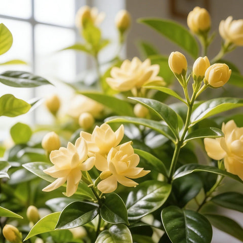 Pollinator-friendly Mixrug jasmine blooms attract butterflies and bees