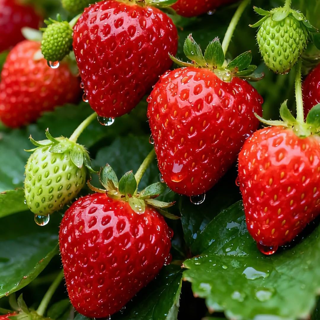 Mixrug strawberry seeds packaging highlights ready-to-grow heirloom seeds for beginners.