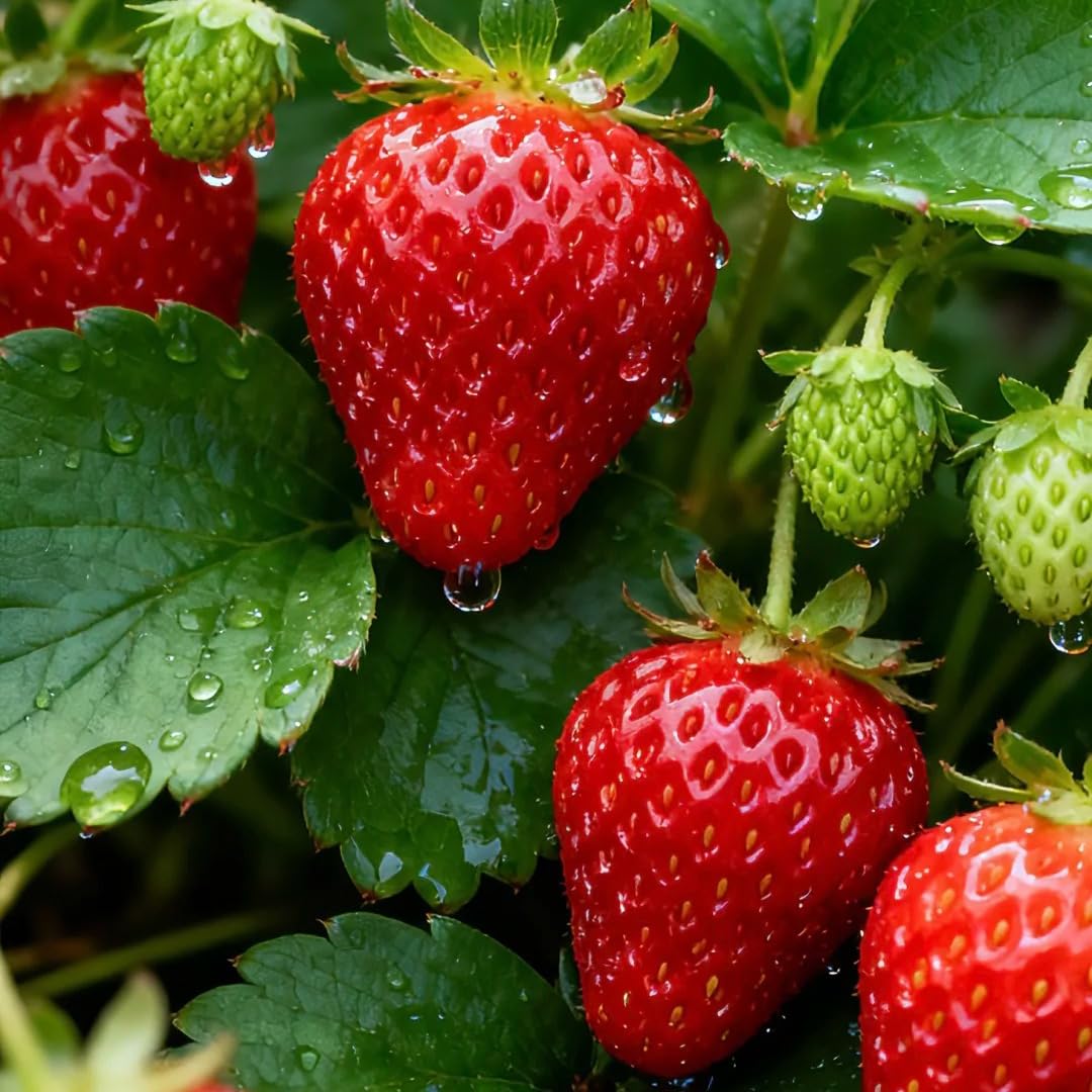 Mixrug strawberry seeds raised-bed-setup demonstrates ideal drainage for healthier growth.