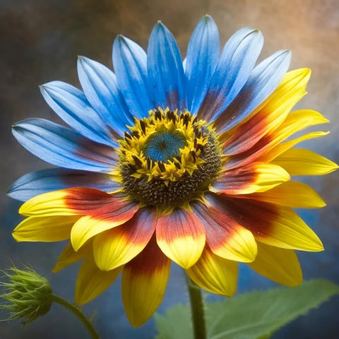 Mixrug sunflower seeds for outdoor garden provide dramatic height and color in landscapes