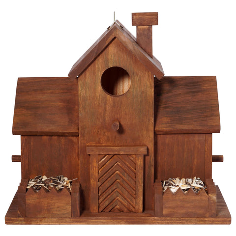 MIXUMON Bird House design supports calm nesting in gardens.