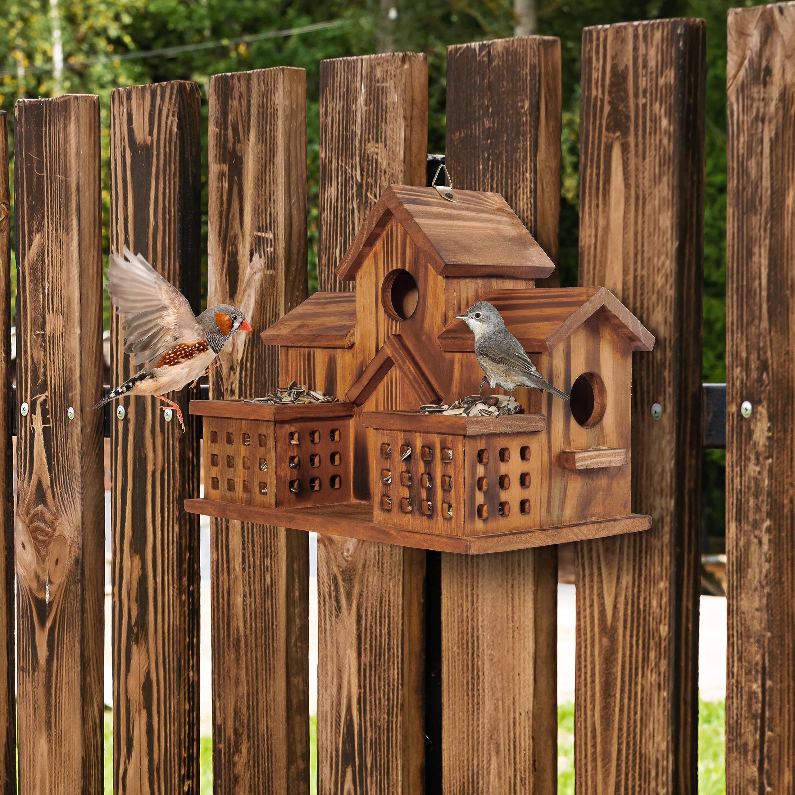 MIXUMON garden friendly bird house supports wildlife visits