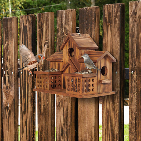 MIXUMON garden friendly bird house supports wildlife visits