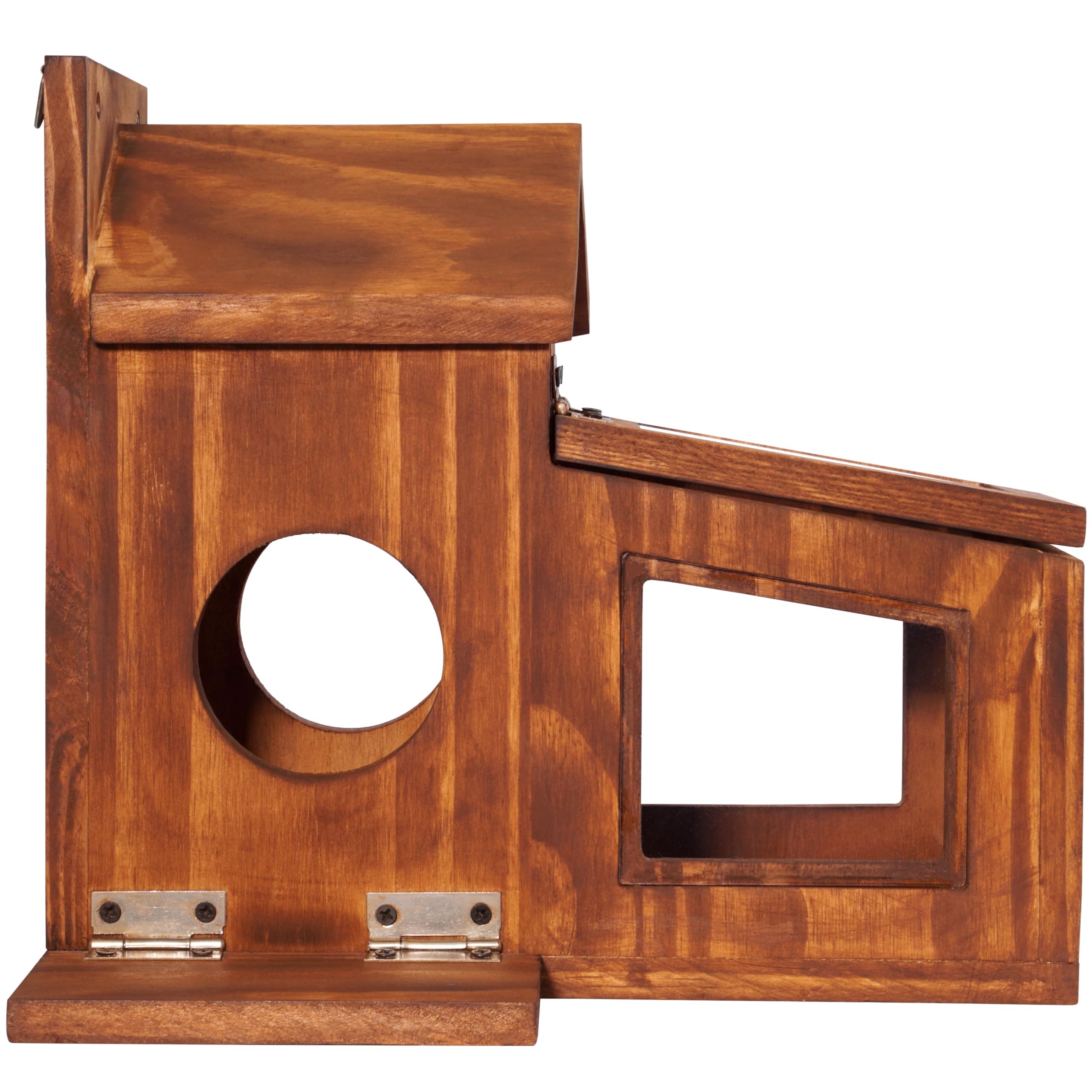 Mixumon Wood Squirrel Feeder easy-to-assemble design with screwdriver