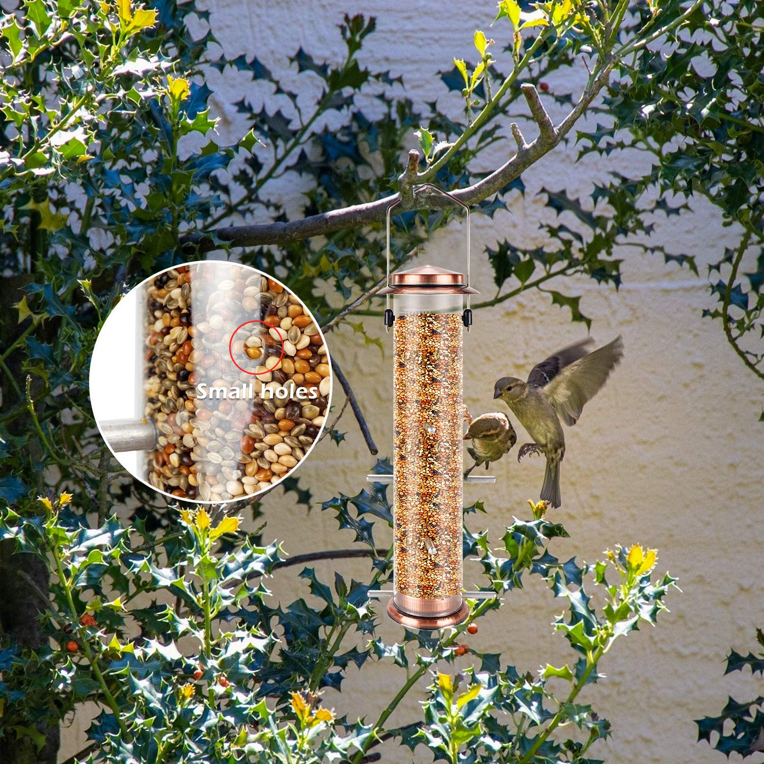 MIXXIDEA Copper top finish adds weather resistance and style.