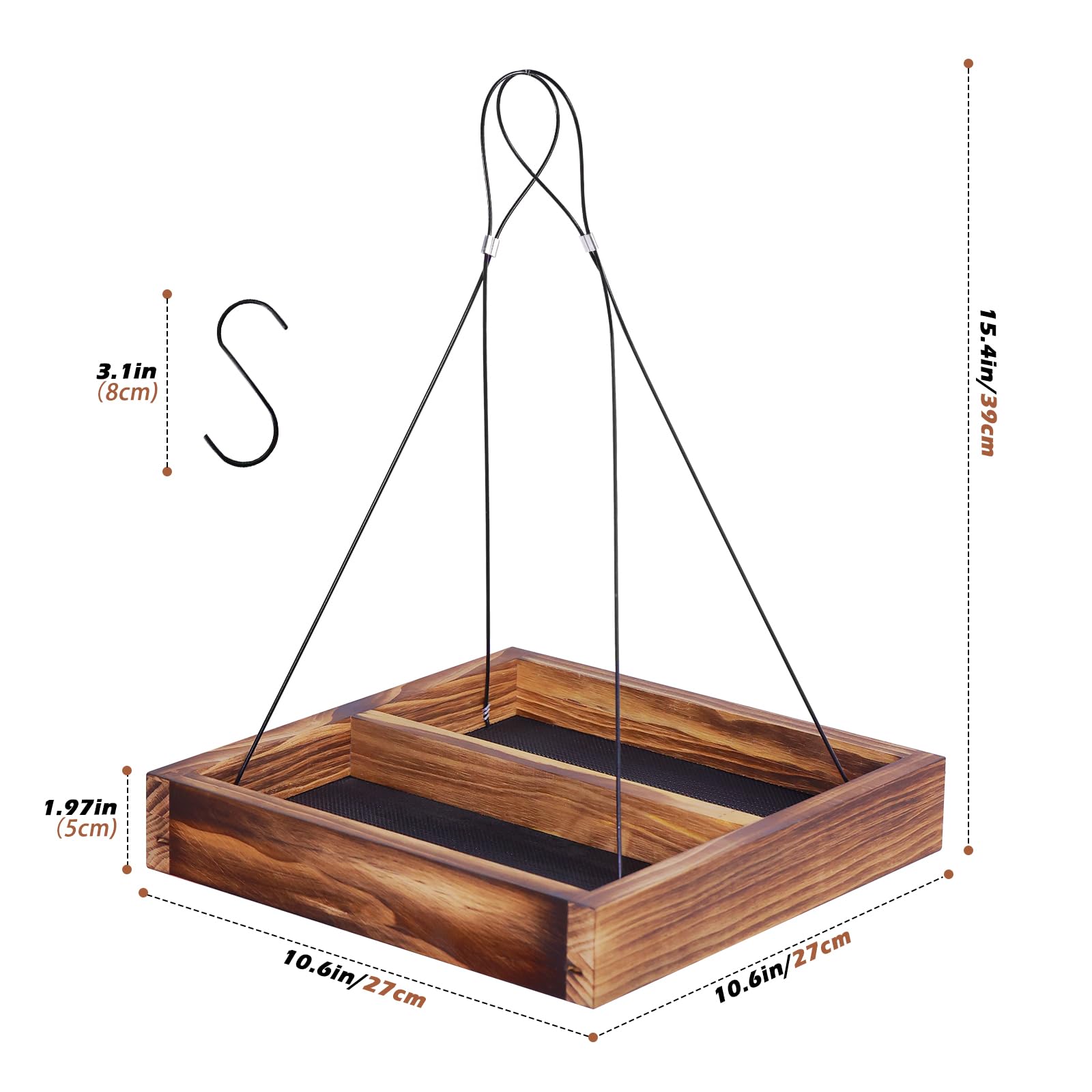 MIXXIDEA seed tray mesh platform allows easy cleaning while keeping seeds contained