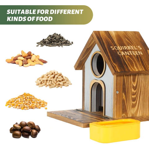 MIXXIDEA sturdy wooden construction withstands weather and busy visits.