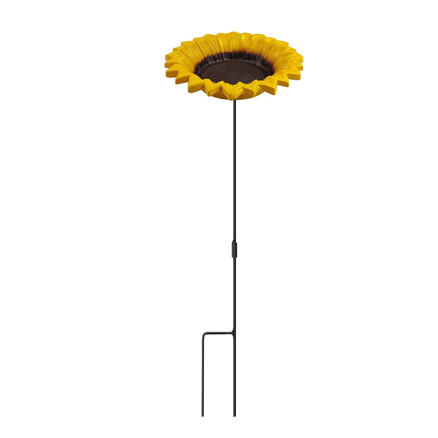 MIXXIDEA sunflower bird feeder ground stake inviting birds to your garden