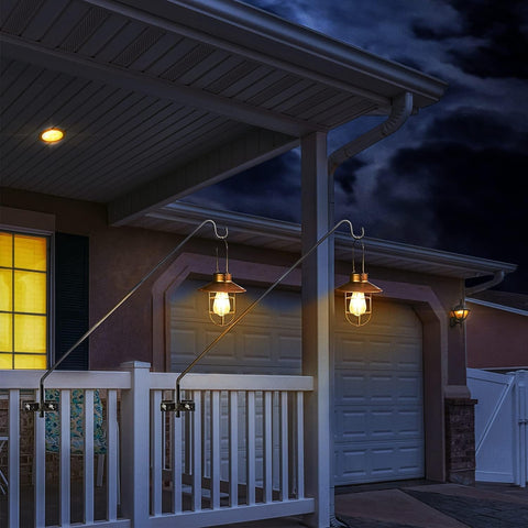 MIXXIDEA two-pack hanging kit expands placement for planters and lanterns.