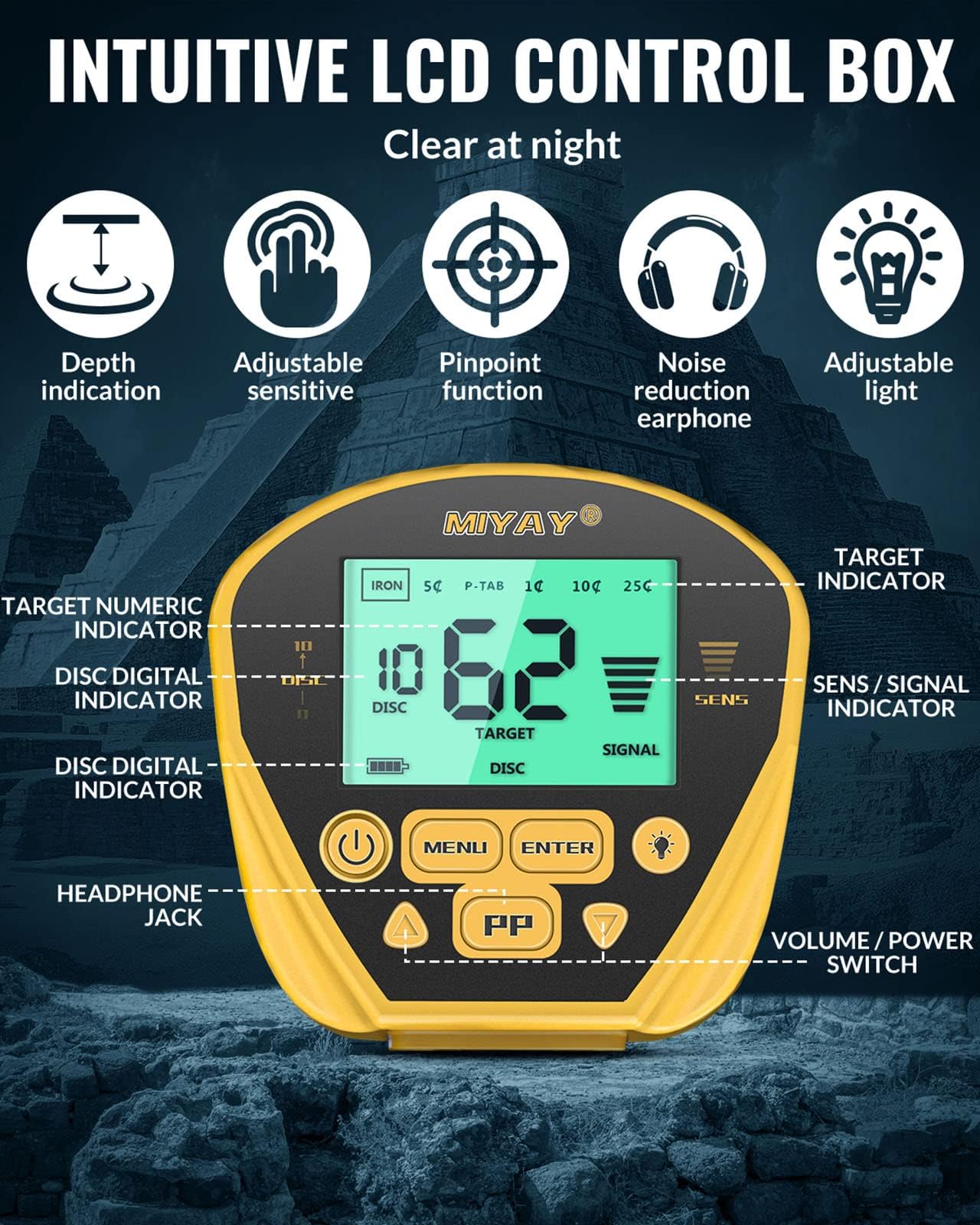MIYAY lightweight design reduces fatigue during long hunts