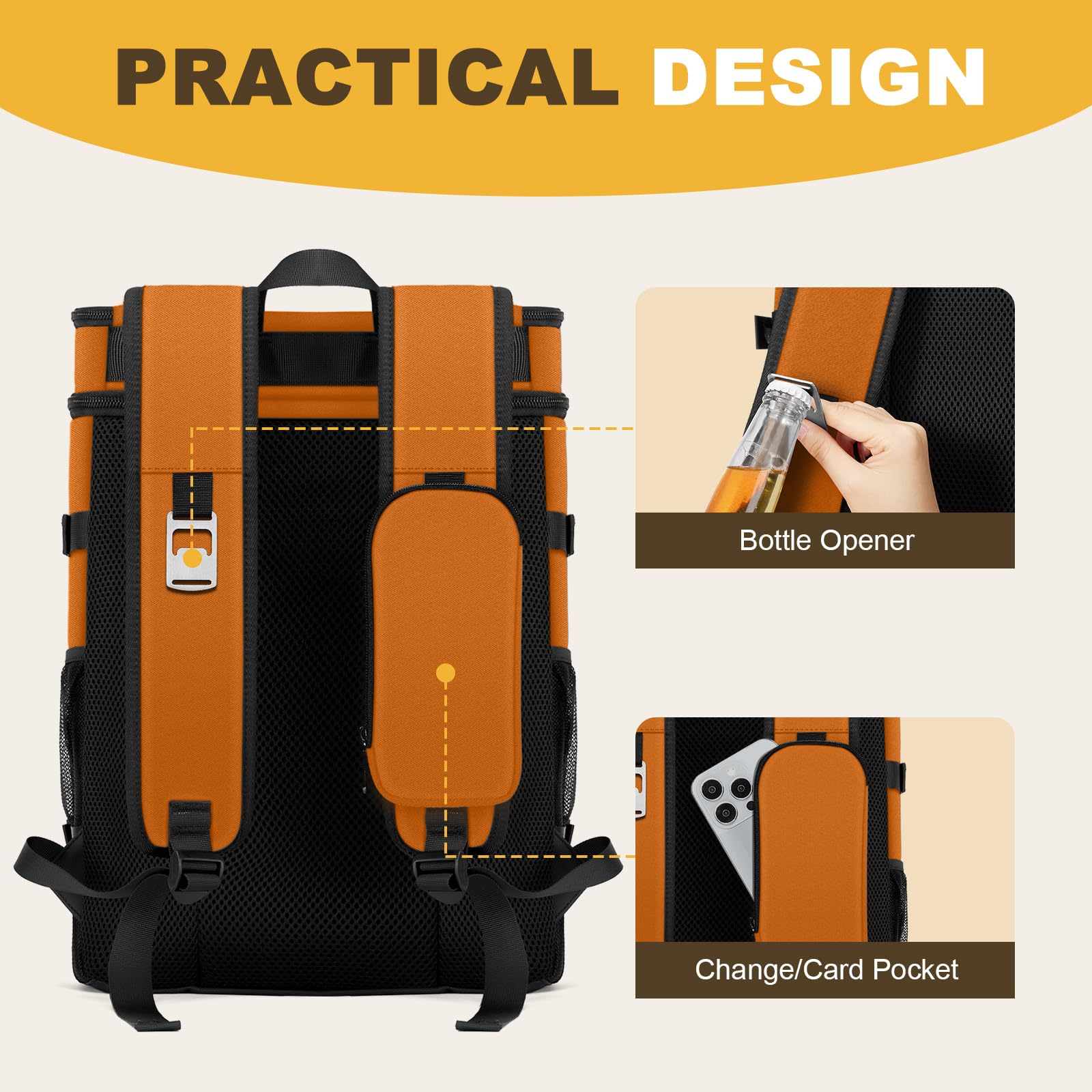 MIYCOO ergonomic padded straps reduce shoulder fatigue during long days.