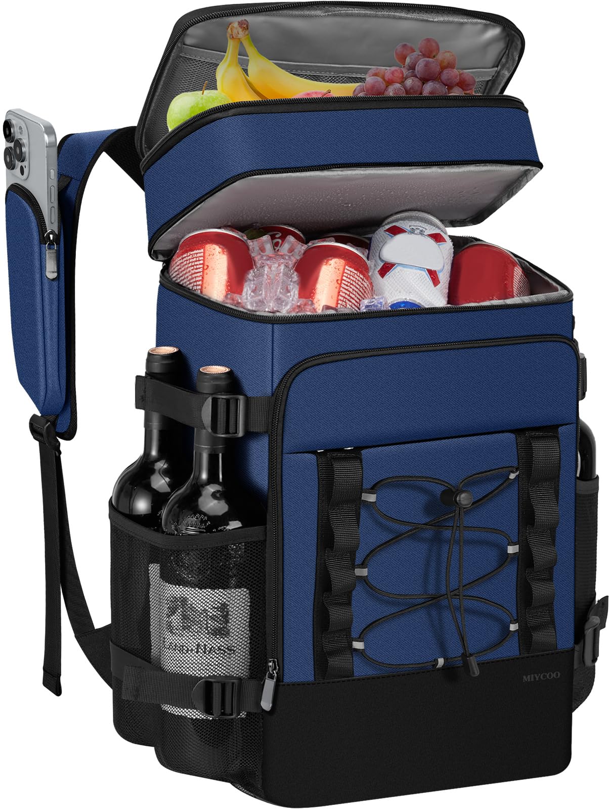 MIYCOO Cooler Backpack leakproof liner keeps drinks secure on the go