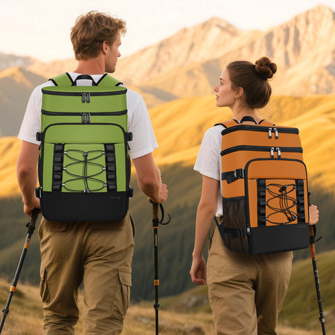 MIYCOO Cooler Backpack leakproof liner helps prevent spills during travel.