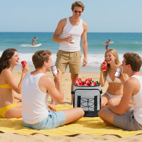 MIYCOO versatile cooler for beach, travel, and picnics.