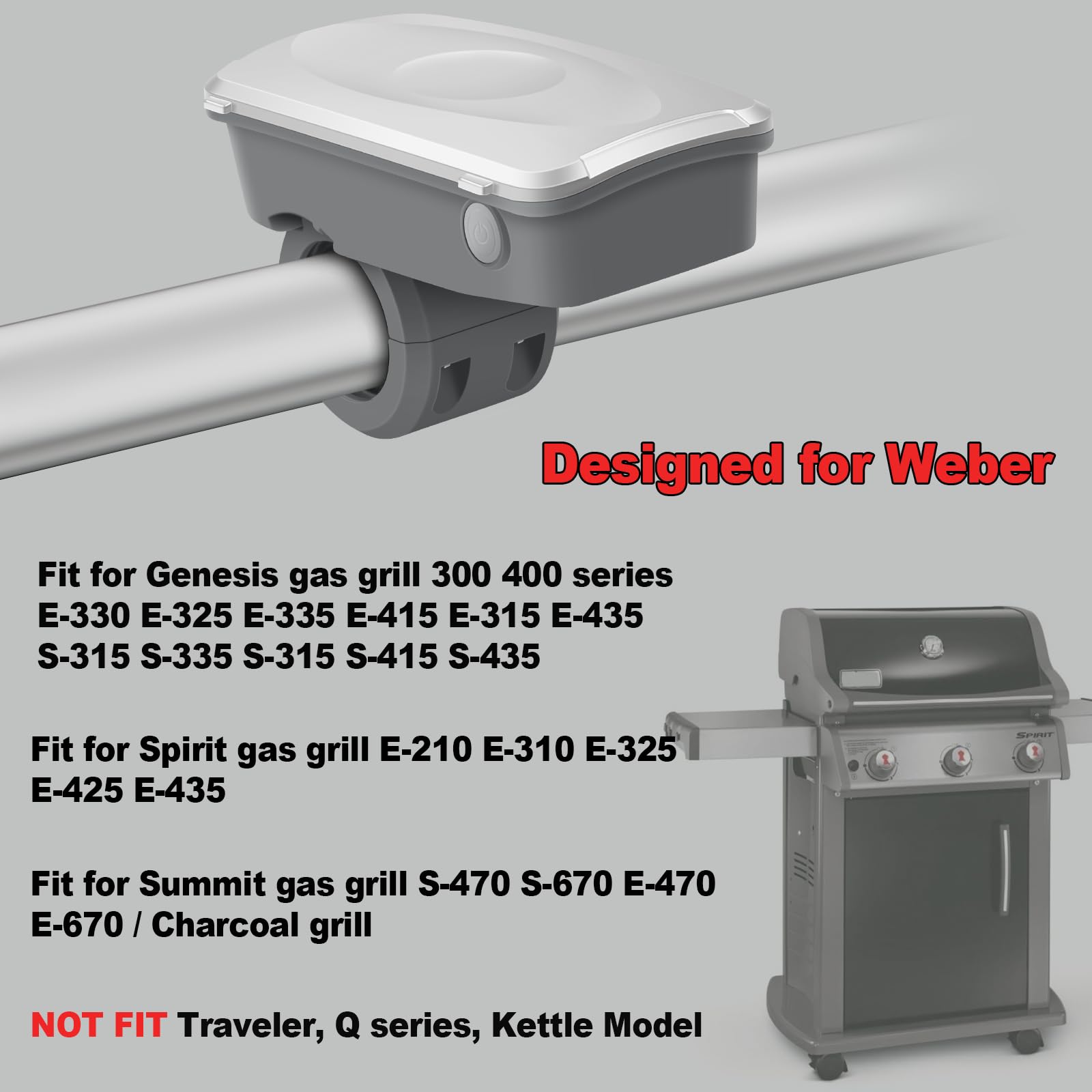 MIYOLO 360° rotation enables precise spotlight on your cooking area